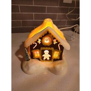 Alpine Village Ginger House Regency Christmas Lighted Pine tree original Box
